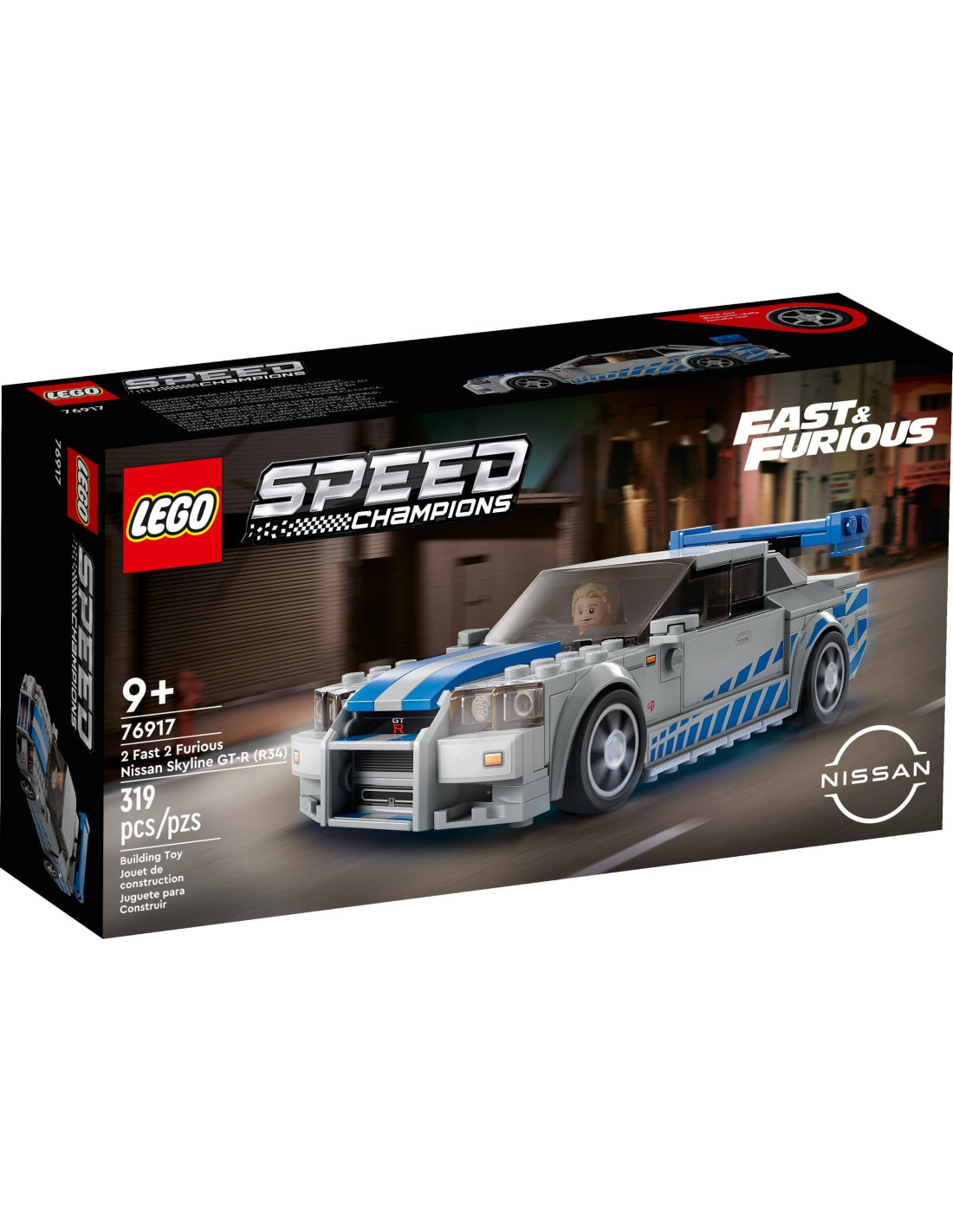 LEGO® Speed Champions 76917 Nissan Skyline GT-R (R34) 2 Fast 2
