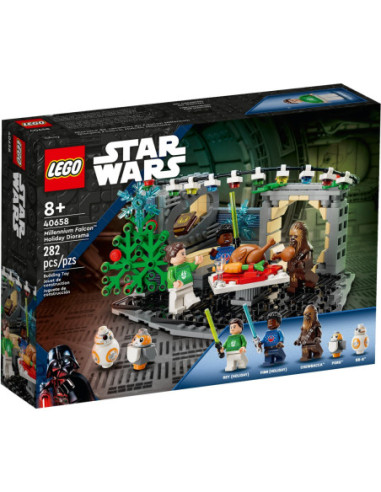 Millennium Falcon™ – Vánoční diorama - Star Wars™ LEGO 40658
