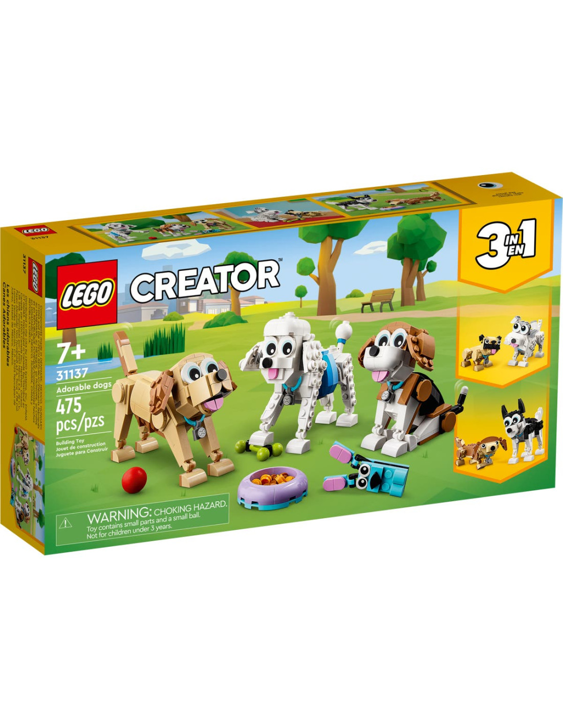 Cute dogs Creator 3 in 1 LEGO 31137