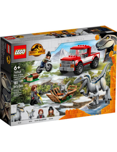 Blue and Beta Velociraptor Capture - Jurassic World™ LEGO 76946