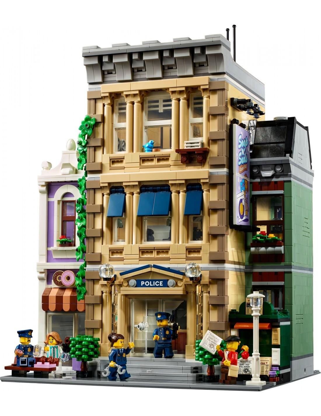 Lego police shop station