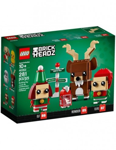 Reindeer, Elf and Elf - LEGO 40353