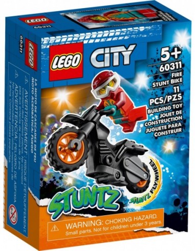Fire stunt bike - LEGO 60311