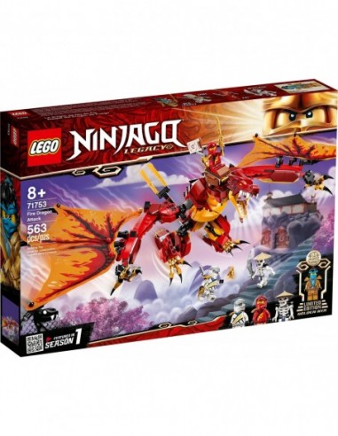 Angriff des Feuerdrachen - LEGO 71753