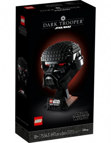 Dark trooper helmet - LEGO 75343