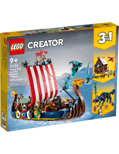 Wikingerschiff und Seeschlange - LEGO 31132