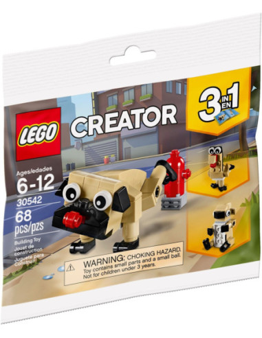 Cute pug polybag - LEGO 30542