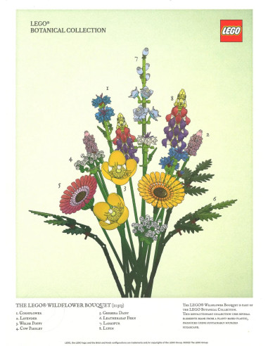 Plagát LEGO ® divoké kvety - LEGO 5007799