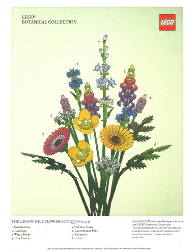 LEGO ® Wildblumen-Poster - LEGO 5007799