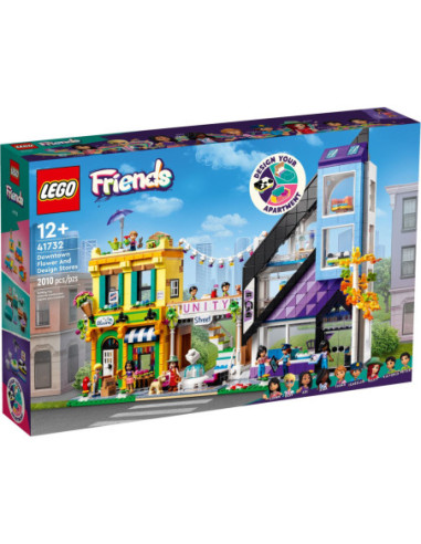 Blumenladen und Designstudio im Stadtzentrum - Friends LEGO 41732