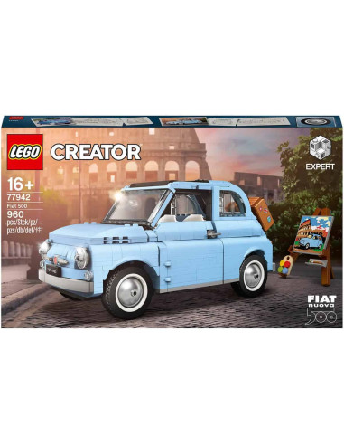 Fiat 500 blue - LEGO 77942
